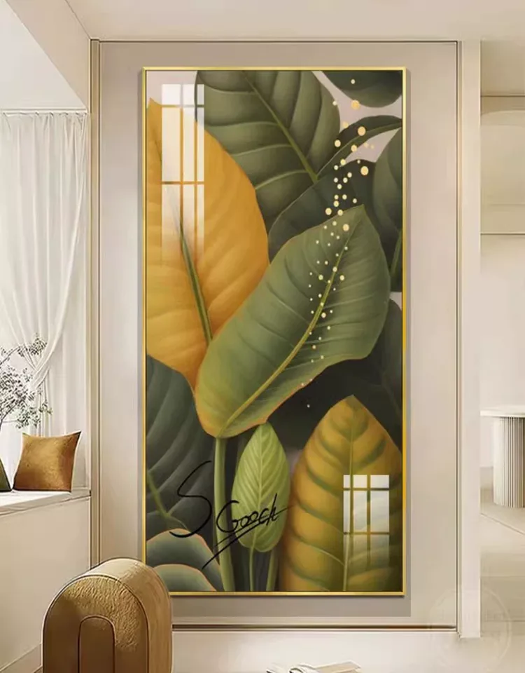 抽象 单幅 装饰画 奶油风 玄关背景墙挂画 晶瓷画