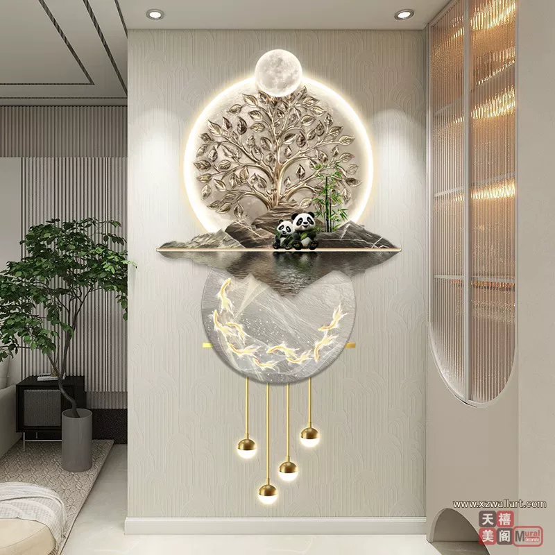 抽象 单幅 装饰画 奶油风 玄关背景墙挂画 晶瓷画
