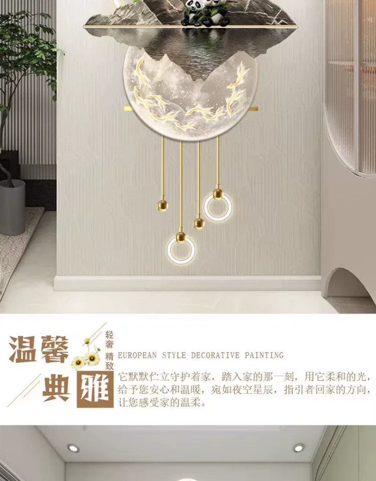 抽象 单幅 装饰画 轻奢风 玄关背景墙挂画 晶瓷画