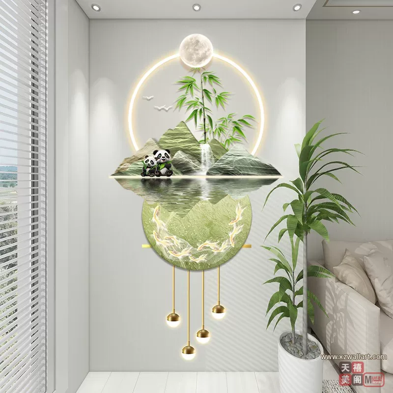 抽象 单幅 装饰画 轻奢风 玄关背景墙挂画 晶瓷画