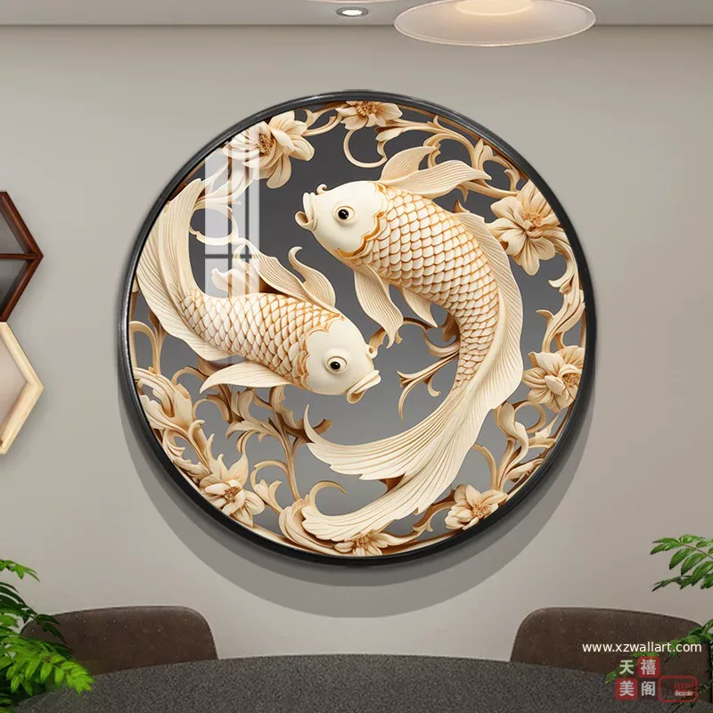 抽象 单幅 装饰画 现代简约 餐厅背景墙挂画 晶瓷画
