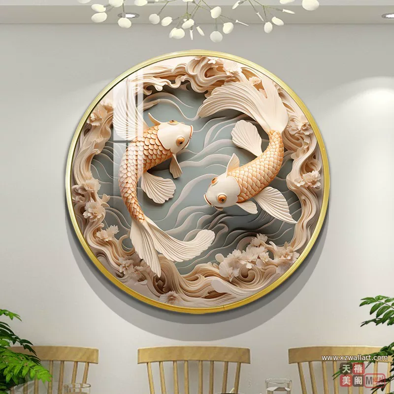 抽象 单幅 装饰画 现代简约 餐厅背景墙挂画 晶瓷画