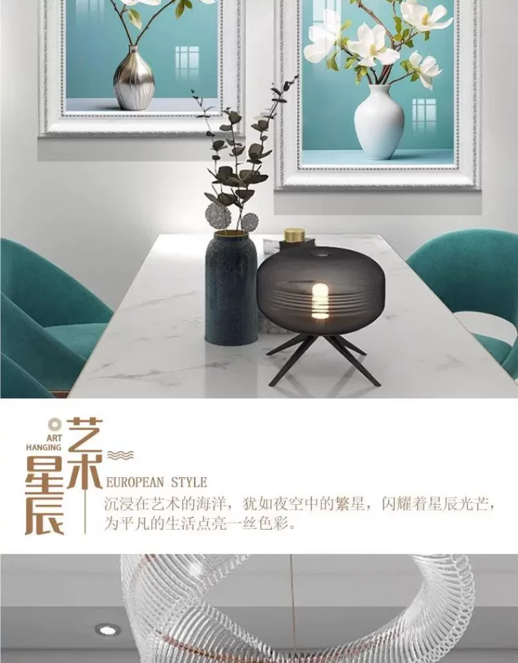 抽象 单幅 装饰画 欧式 餐厅背景墙挂画 晶瓷画