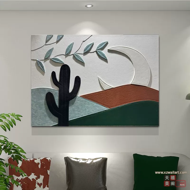 抽象 单幅 装饰画 北欧风 餐厅背景墙挂画 晶瓷画