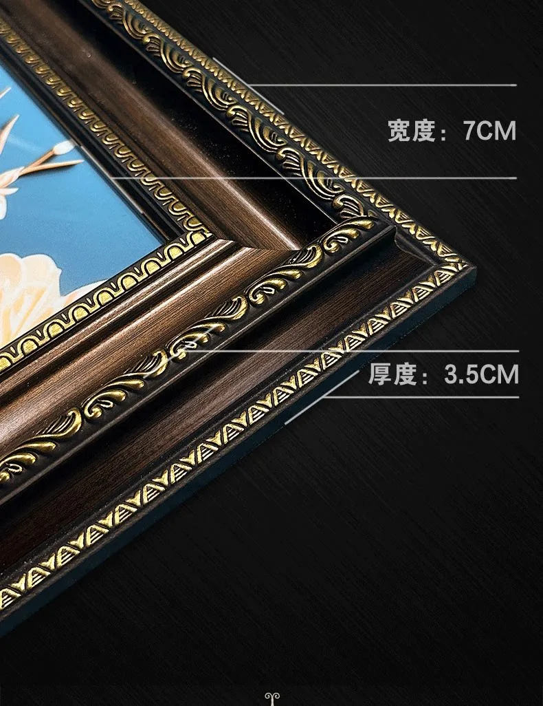 树 单幅 装饰画 美式 餐厅背景墙挂画 晶瓷画