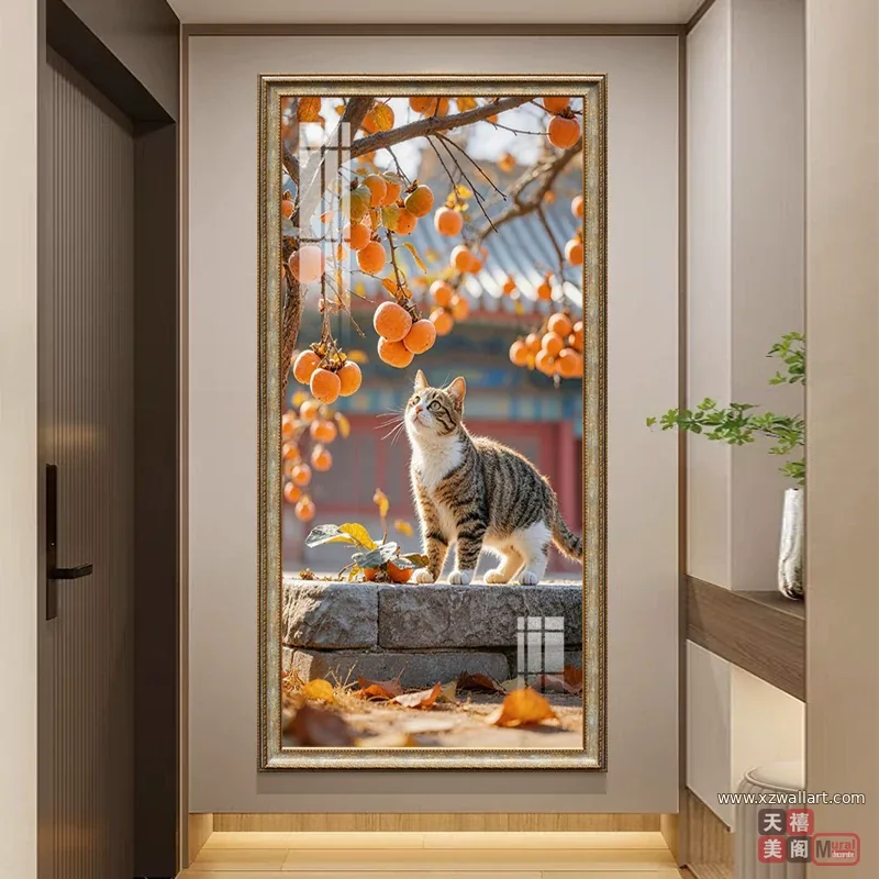 抽象 单幅 装饰画 现代简约 玄关背景墙挂画 晶瓷画