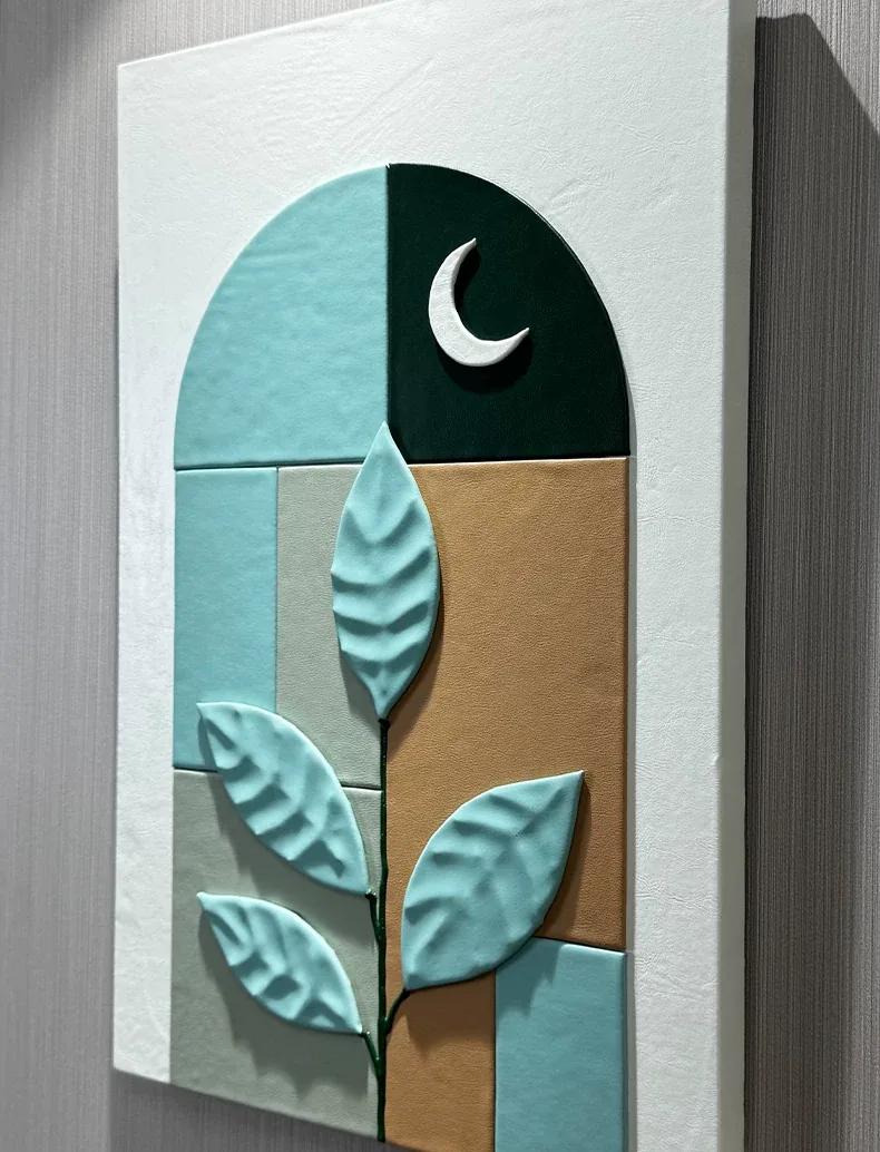 抽象 单幅 装饰画 北欧风 餐厅背景墙挂画 晶瓷画