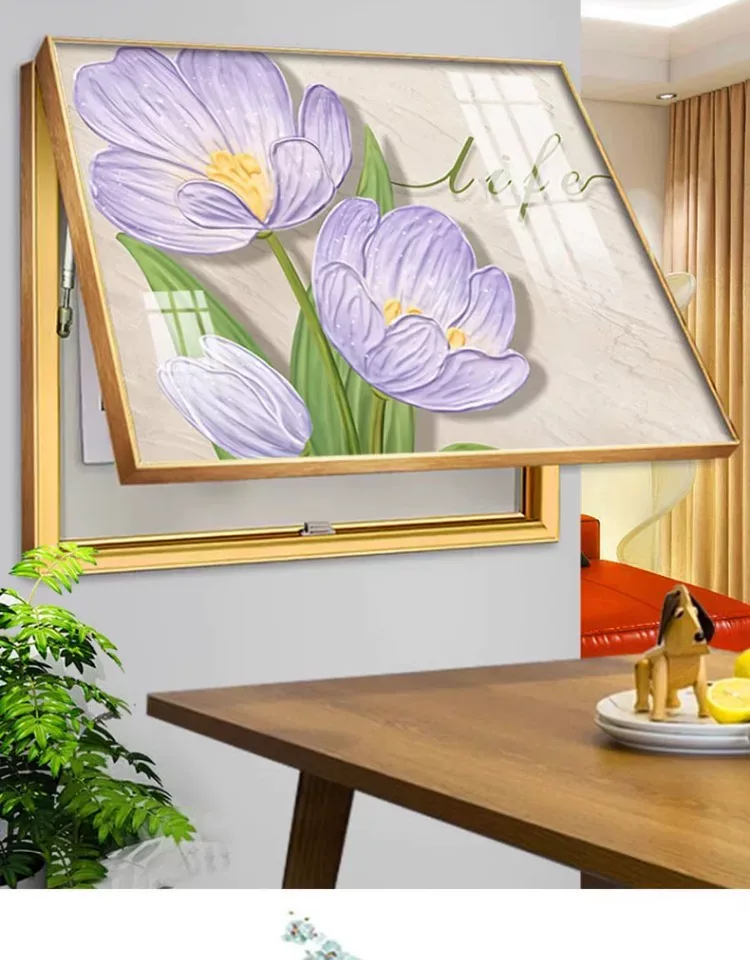 抽象 单幅 装饰画 奶油风 客厅背景墙挂画 晶瓷画