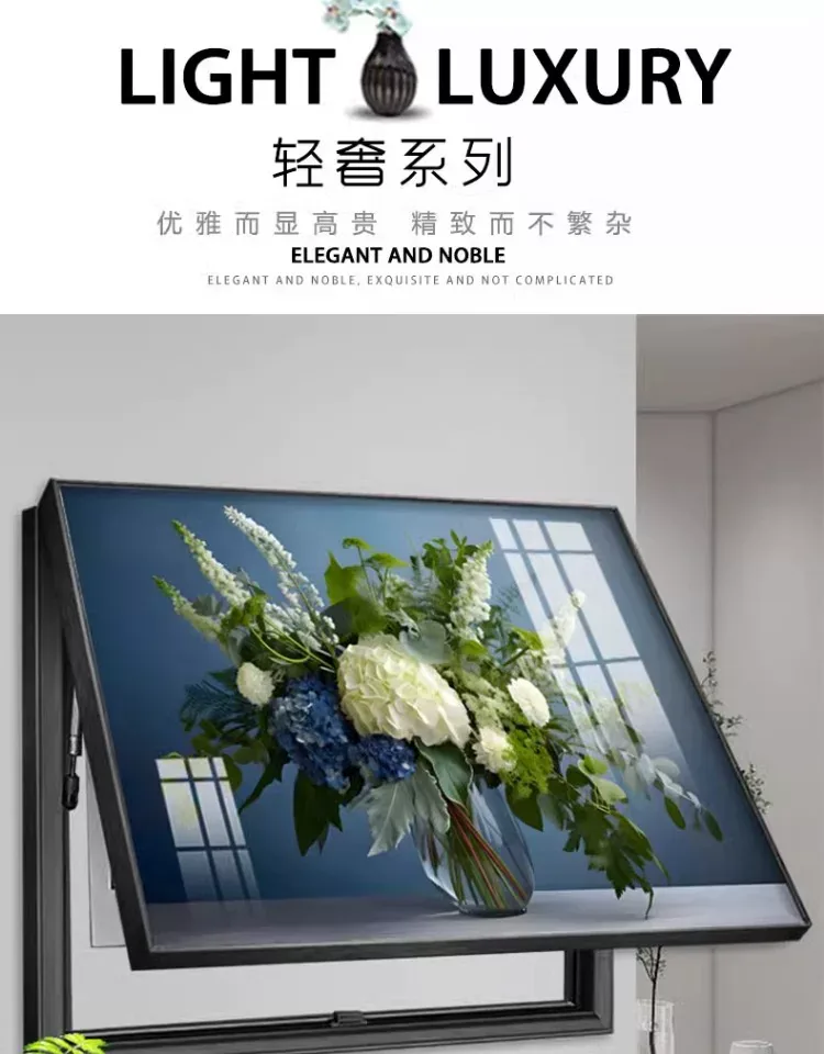 花 单幅 装饰画 现代简约 客厅背景墙挂画 晶瓷画