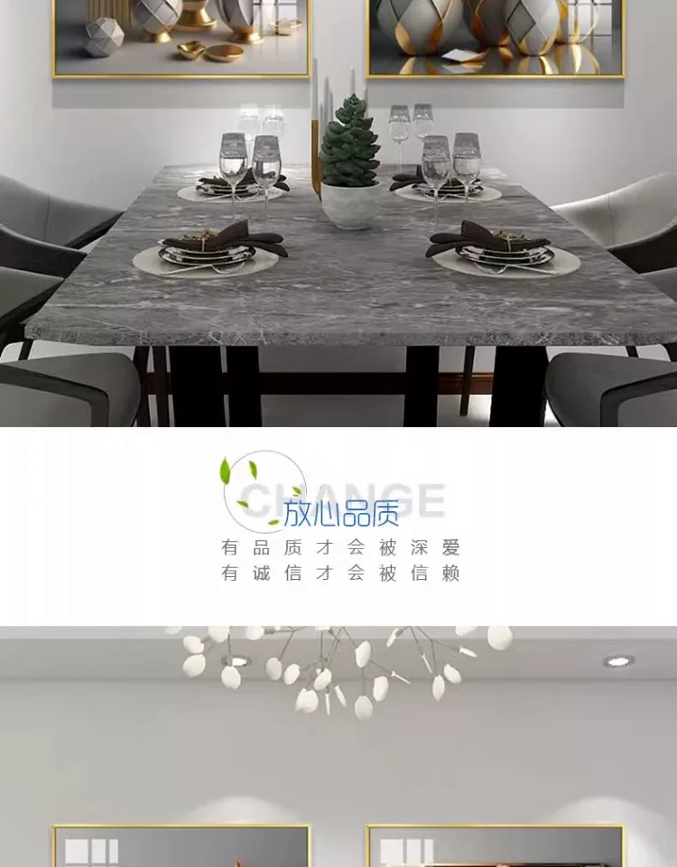 抽象 单幅 装饰画 奶油风 餐厅背景墙挂画 晶瓷画