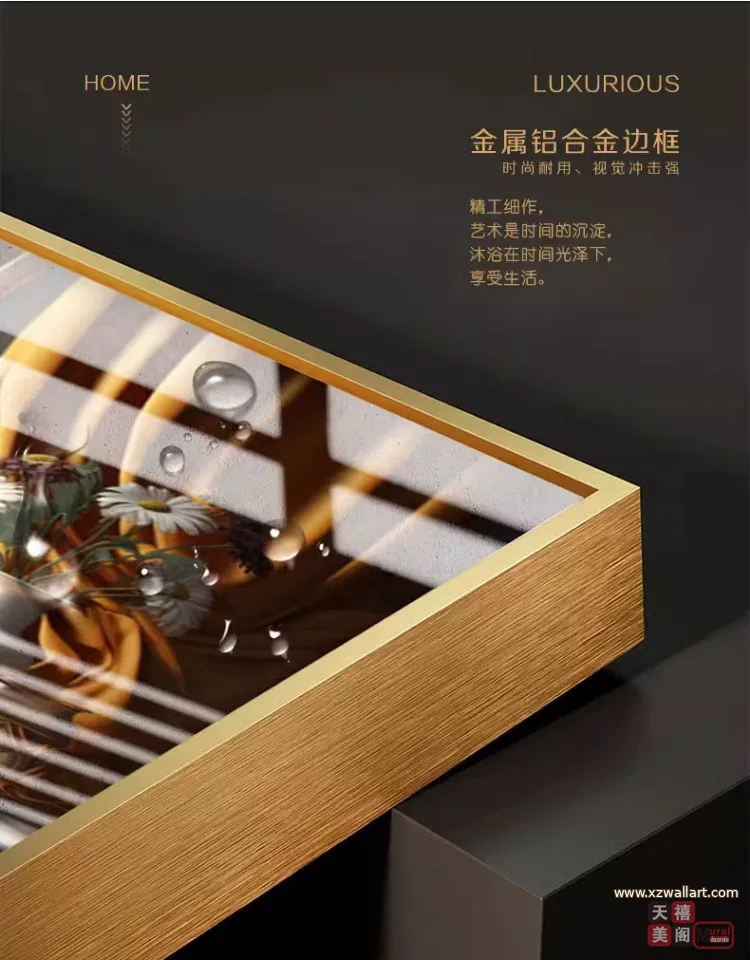 抽象 单幅 装饰画 欧式 餐厅背景墙挂画 晶瓷画