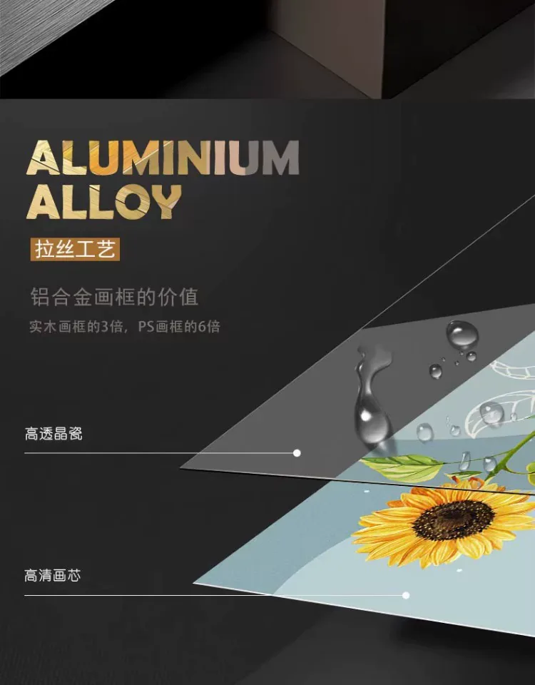 抽象 单幅 装饰画 现代简约 客厅背景墙挂画 晶瓷画
