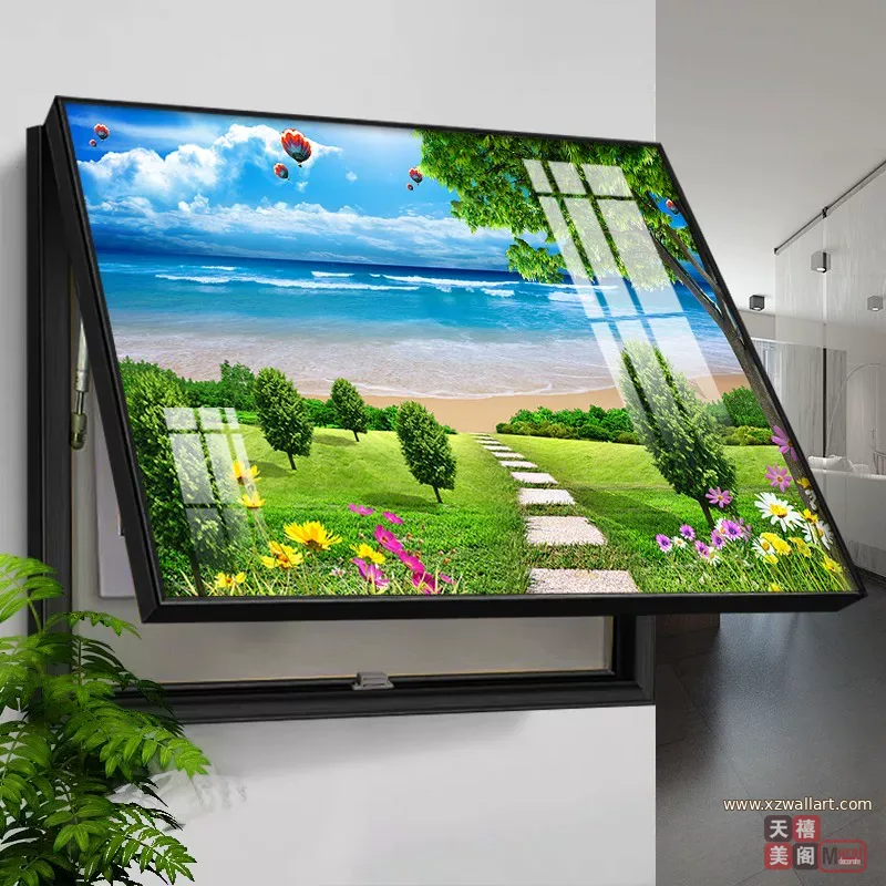 抽象 单幅 装饰画 现代简约 餐厅背景墙挂画 晶瓷画
