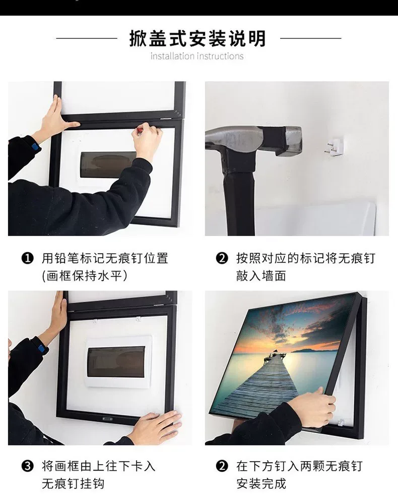 抽象 单幅 装饰画 轻奢风 客厅背景墙挂画 晶瓷画