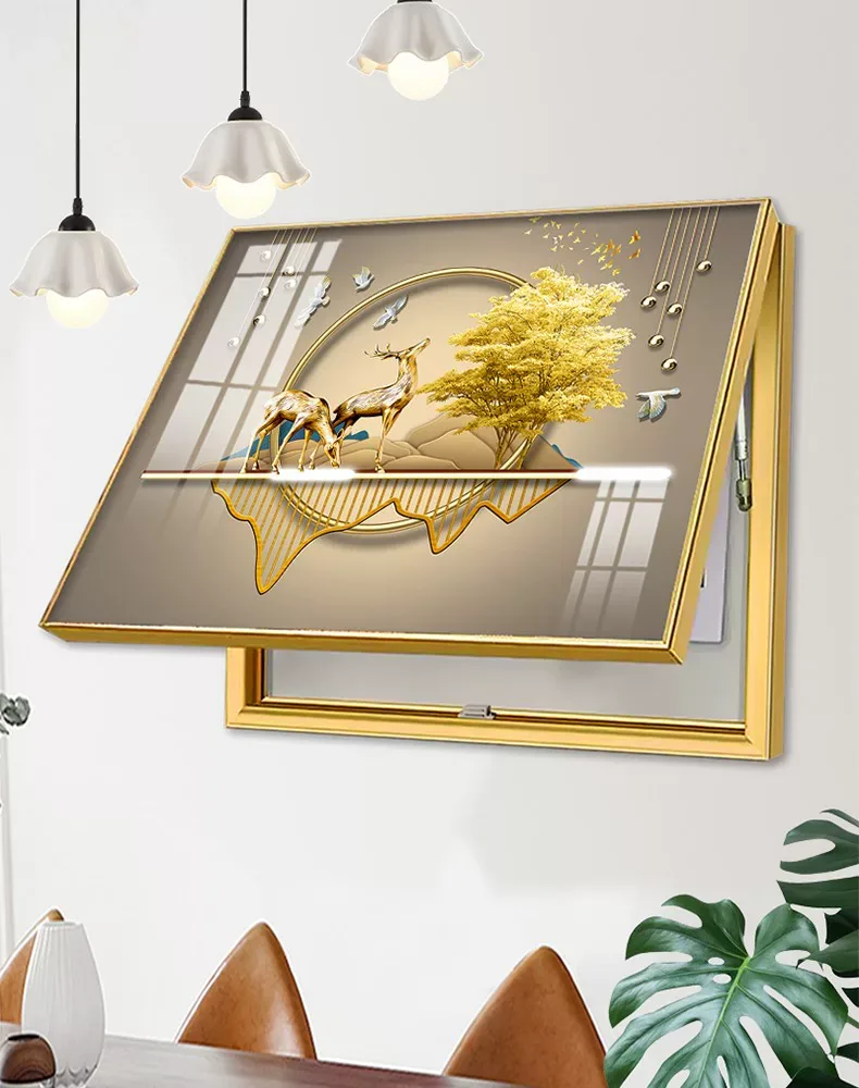 抽象 单幅 装饰画 轻奢风 客厅背景墙挂画 晶瓷画