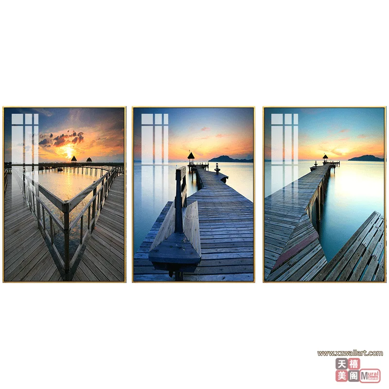 抽象 单幅 装饰画 北欧风 客厅背景墙挂画 晶瓷画