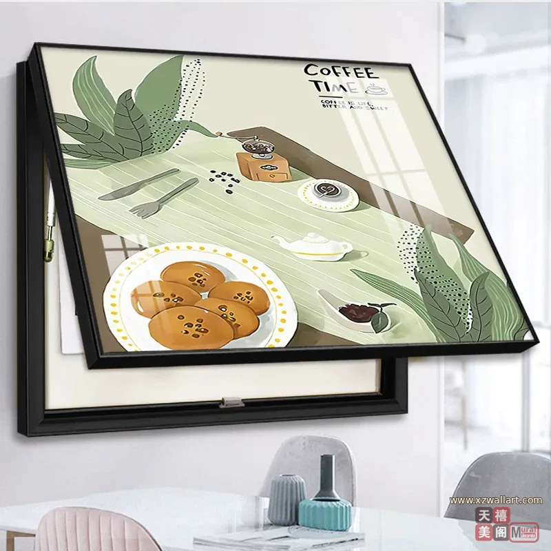 抽象 单幅 装饰画 轻奢风 客厅背景墙挂画 晶瓷画