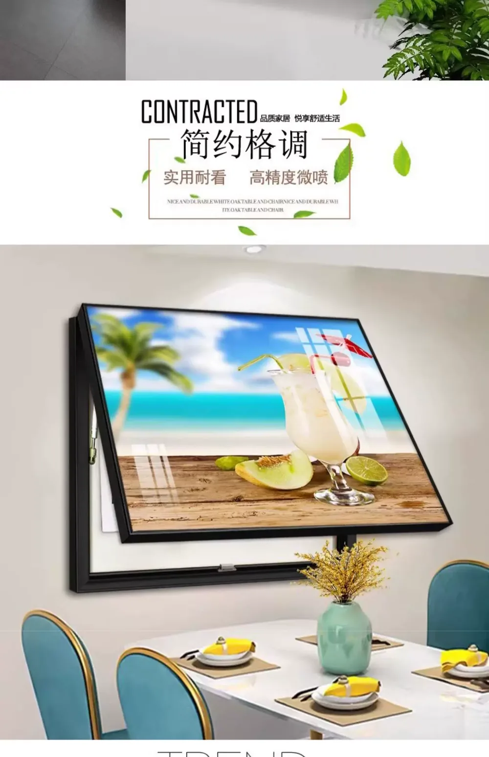 抽象 单幅 装饰画 轻奢风 客厅背景墙挂画 晶瓷画