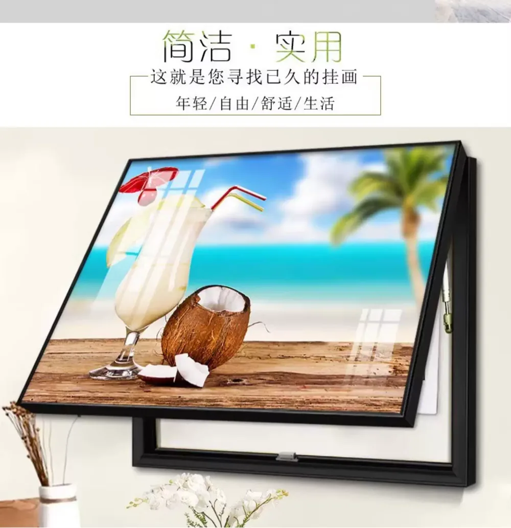 抽象 单幅 装饰画 轻奢风 客厅背景墙挂画 晶瓷画