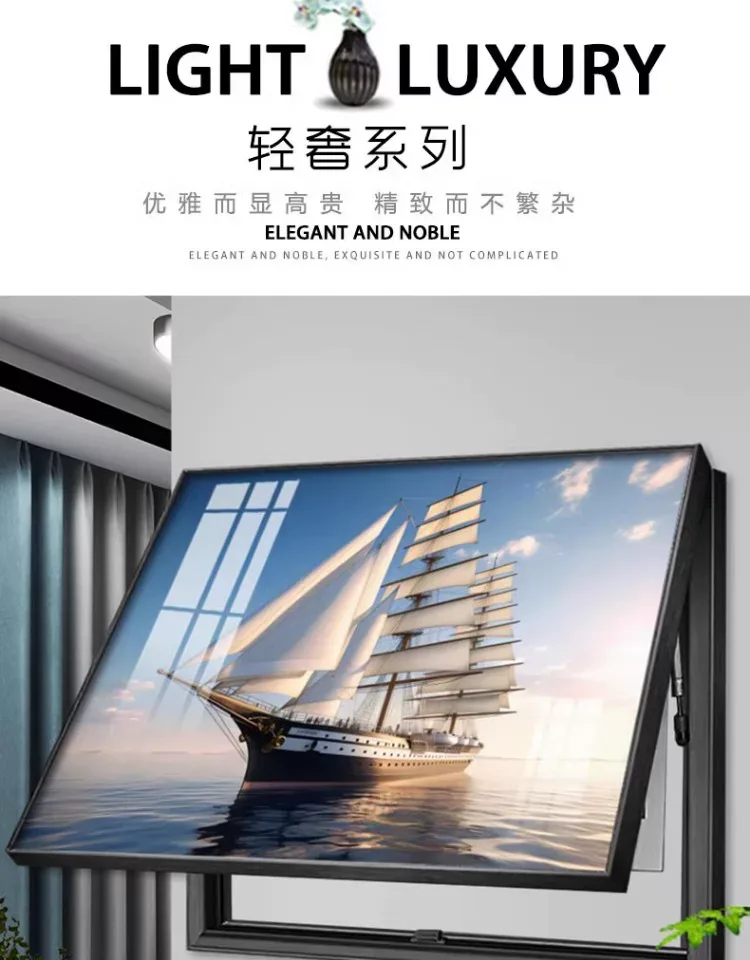 抽象 单幅 装饰画 轻奢风 客厅背景墙挂画 晶瓷画