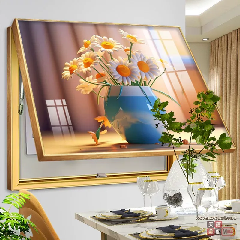 抽象 单幅 装饰画 轻奢风 客厅背景墙挂画 晶瓷画