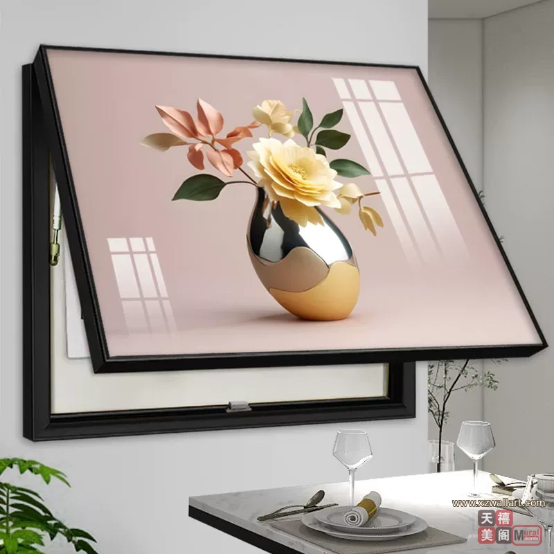 抽象 单幅 装饰画 现代简约 客厅背景墙挂画 晶瓷画