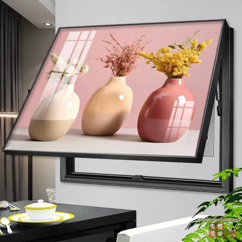 抽象 单幅 装饰画 现代简约 客厅背景墙挂画 晶瓷画