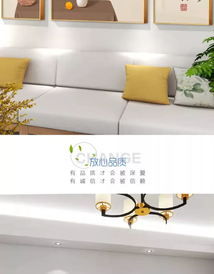 抽象 三联 装饰画 奶油风 客厅背景墙挂画 晶瓷画