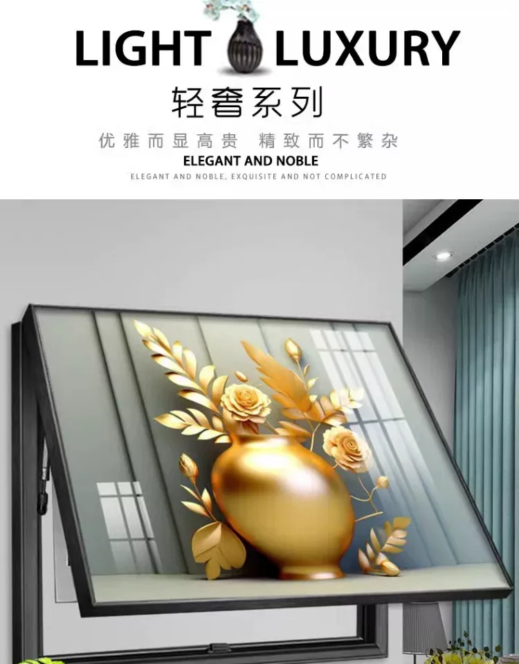 抽象 单幅 装饰画 轻奢风 客厅背景墙挂画 晶瓷画
