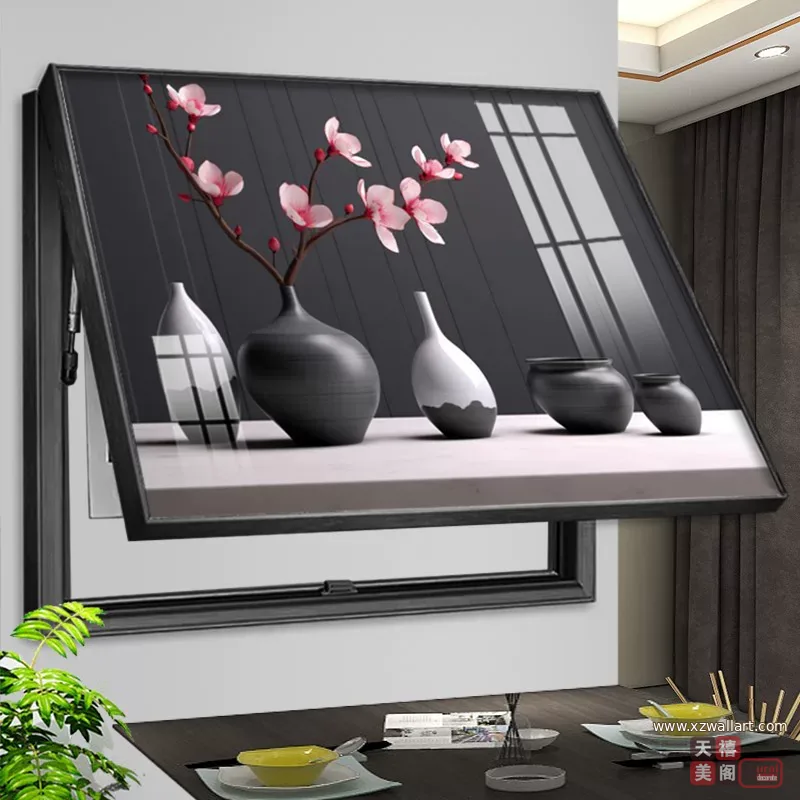 抽象 单幅 装饰画 轻奢风 客厅背景墙挂画 晶瓷画