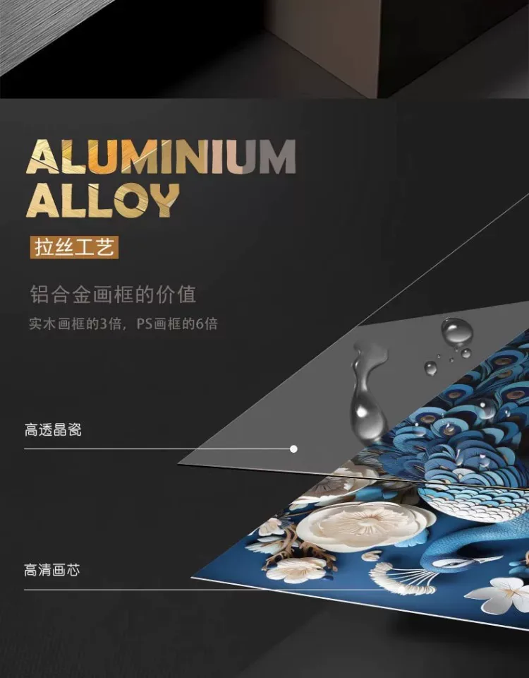 抽象 单幅 装饰画 欧式 玄关背景墙挂画 晶瓷画