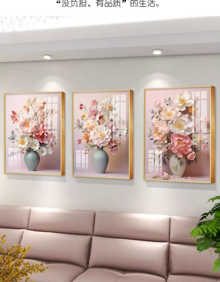 抽象 单幅 装饰画 北欧风 客厅背景墙挂画 晶瓷画