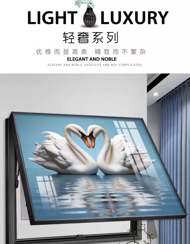 抽象 单幅 装饰画 轻奢风 客厅背景墙挂画 晶瓷画