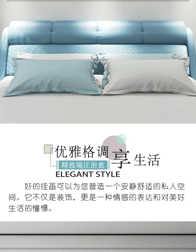 抽象 单幅 装饰画 现代简约 卧室背景墙挂画 晶瓷画