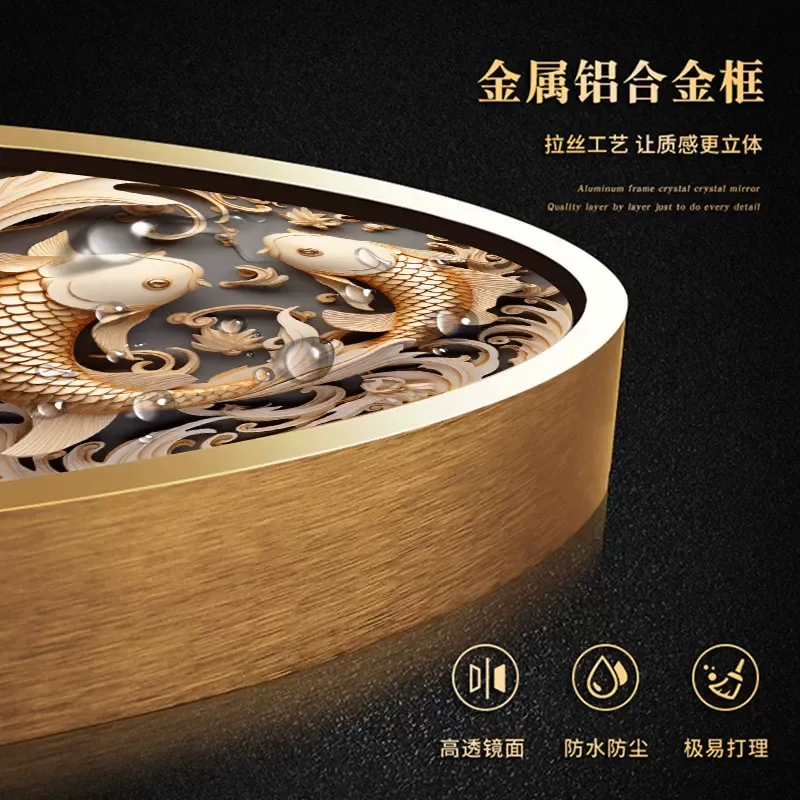 抽象 单幅 装饰画 现代简约 餐厅背景墙挂画 晶瓷画