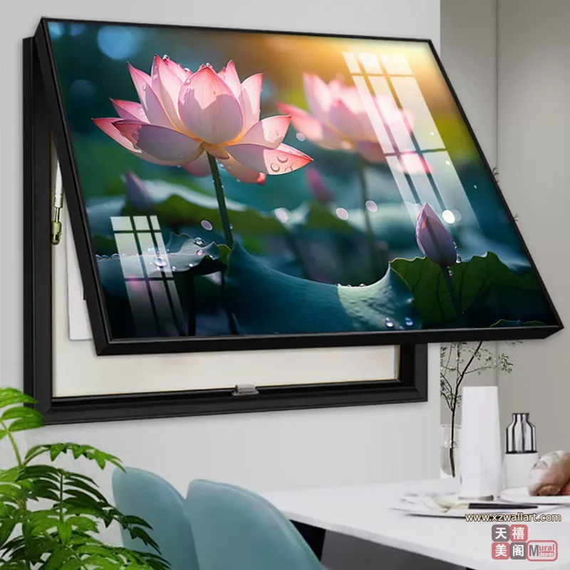 抽象 单幅 装饰画 轻奢风 客厅背景墙挂画 晶瓷画