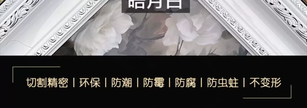 抽象 三联 装饰画 美式 客厅背景墙挂画 晶瓷画