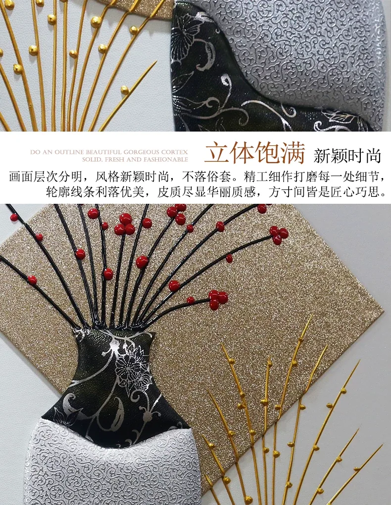 抽象 三联 装饰画 轻奢风 客厅背景墙挂画 晶瓷画