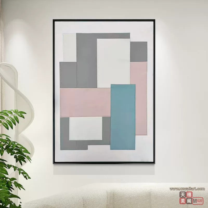 抽象 单幅 装饰画 意式极简 餐厅背景墙挂画 晶瓷画