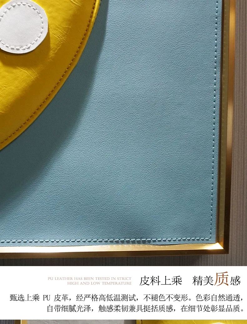 抽象 单幅 装饰画 轻奢风 餐厅背景墙挂画 晶瓷画