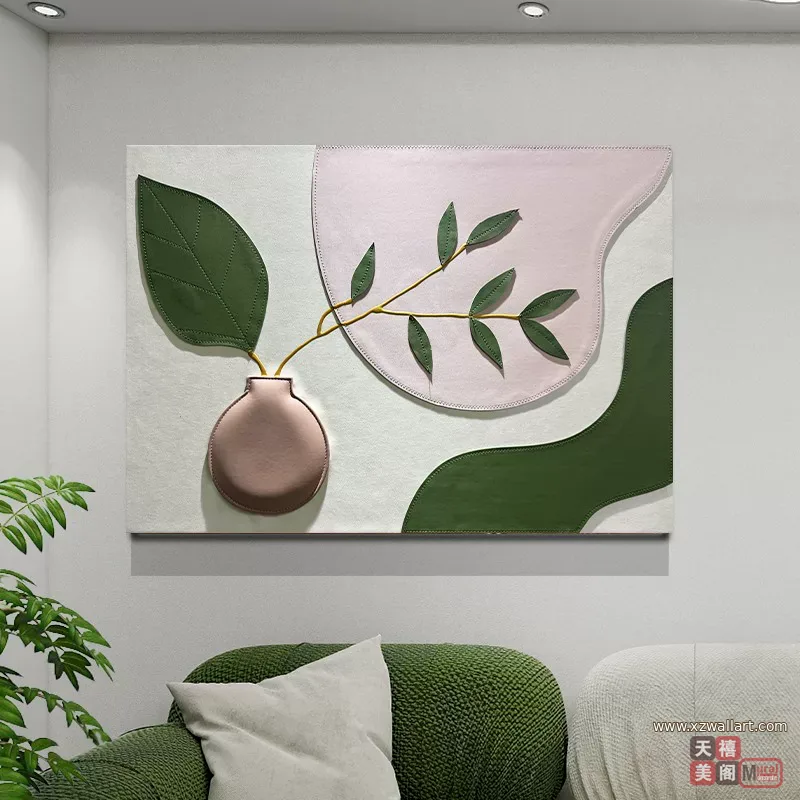 抽象 单幅 装饰画 北欧风 餐厅背景墙挂画 晶瓷画