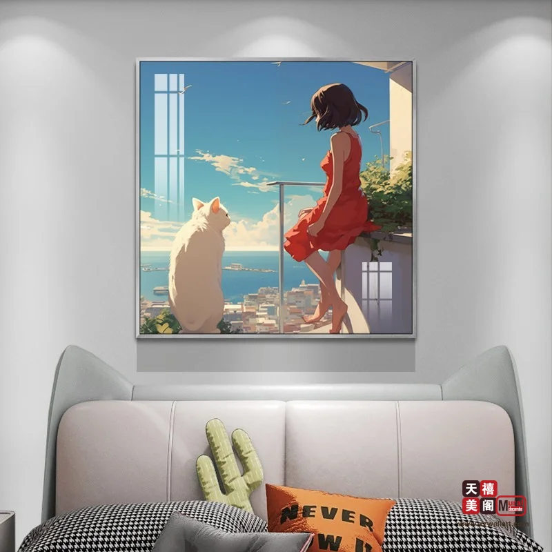 少女与猫
