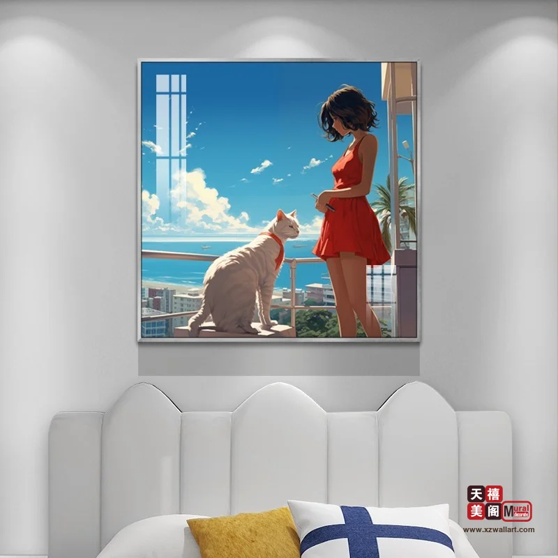 少女与猫