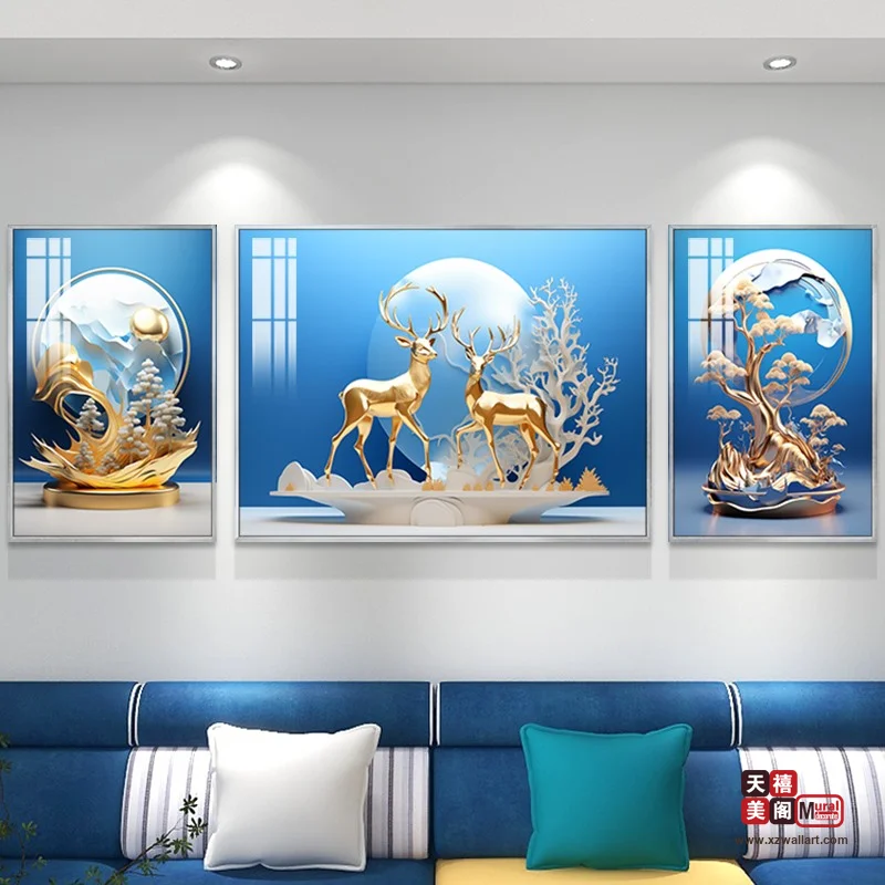 灵鹿焕彩