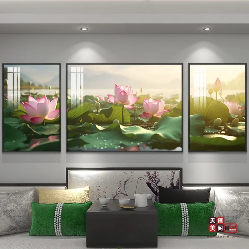 清新荷塘