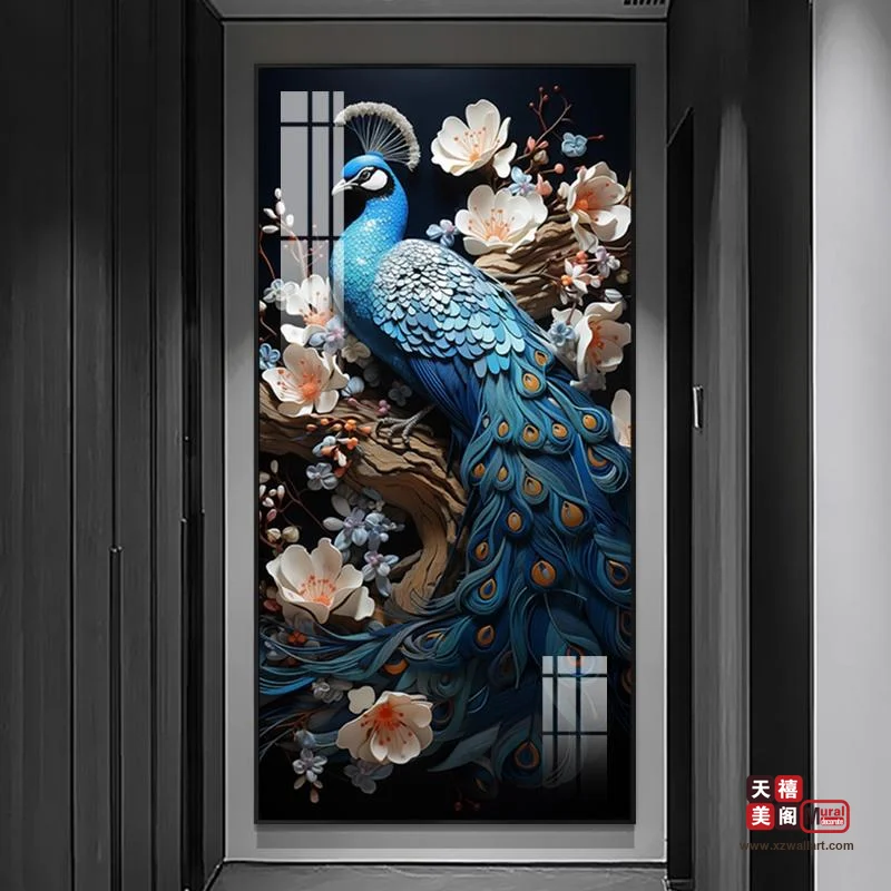 福满孔雀-玄关
