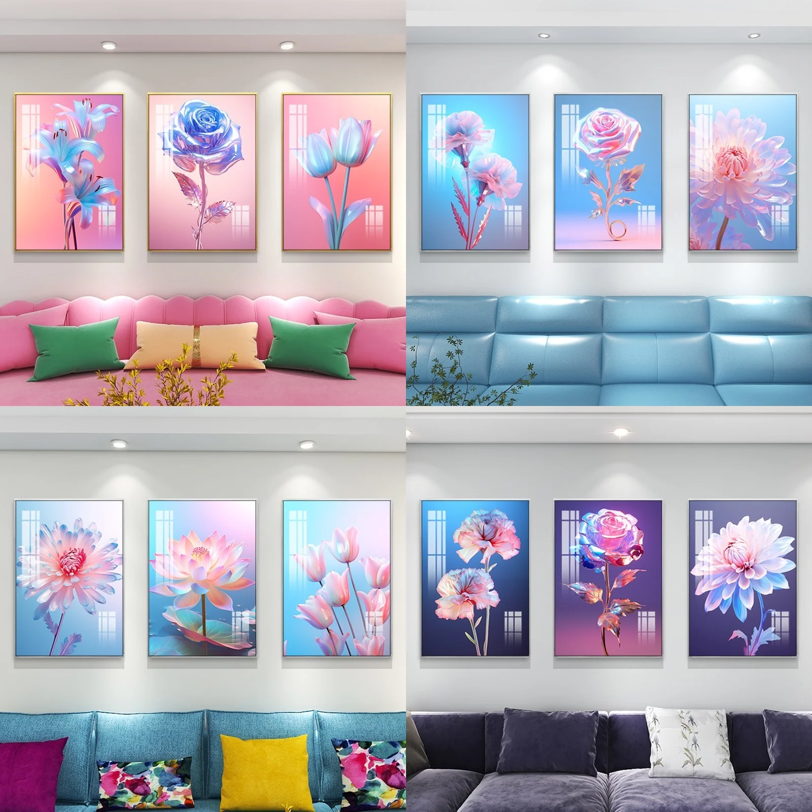 缤纷花影