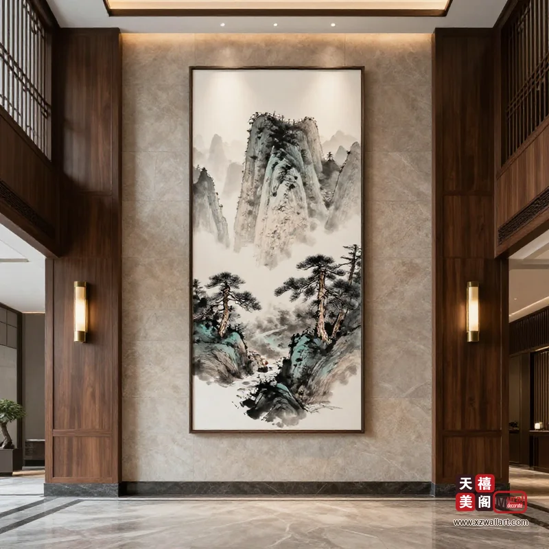新中式玄关装饰画案例 · 工装（12）