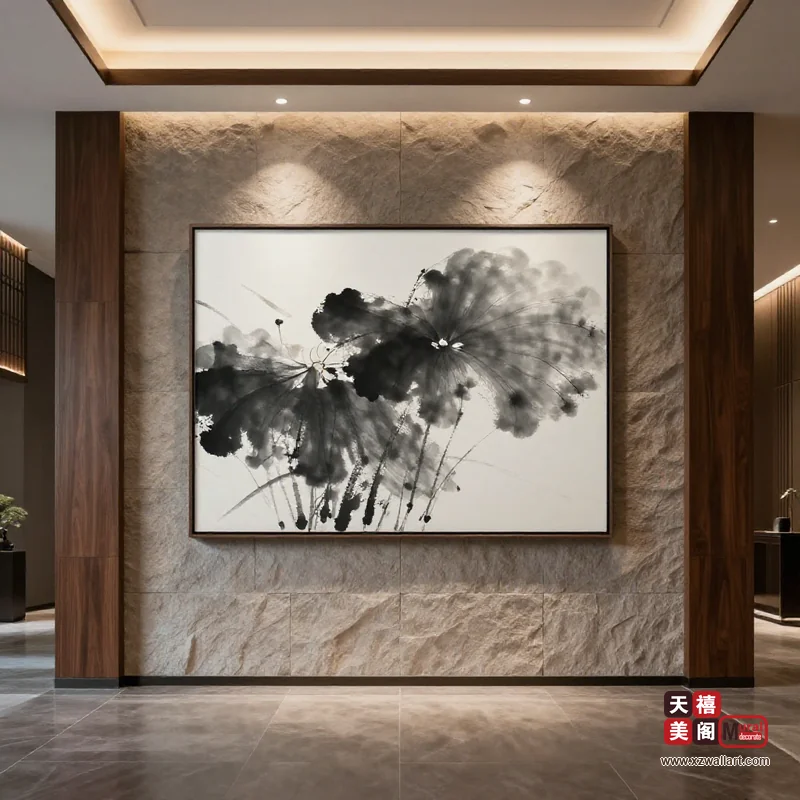 新中式端景装饰画案例 · 工装(20) 2