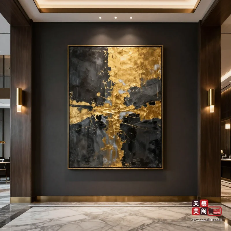 轻奢风玄关装饰画案例 · 工装（22） 1